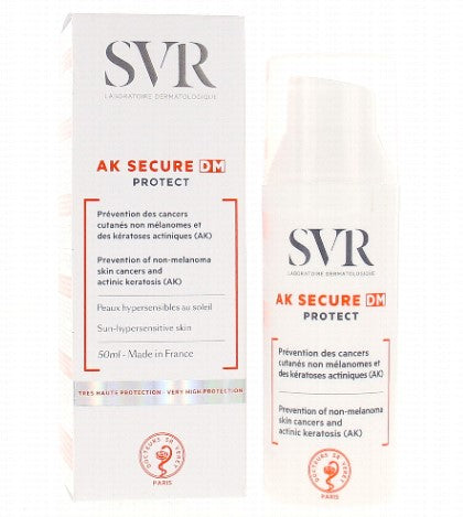 SVR Ak Secure dm protect peaux hypersensibles au soleil tube 50ml