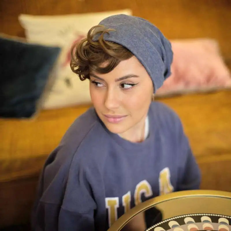 BONNET DE NUIT SIMPLE BLUE JEANS