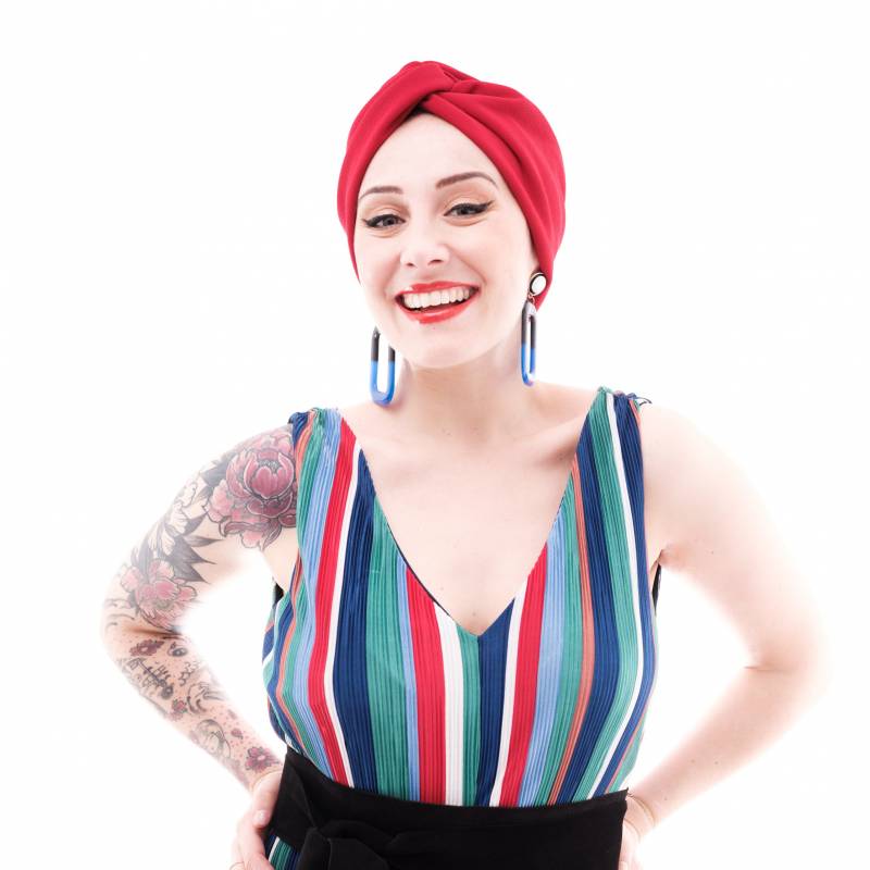 Bonnet Cross Axelle Rouge