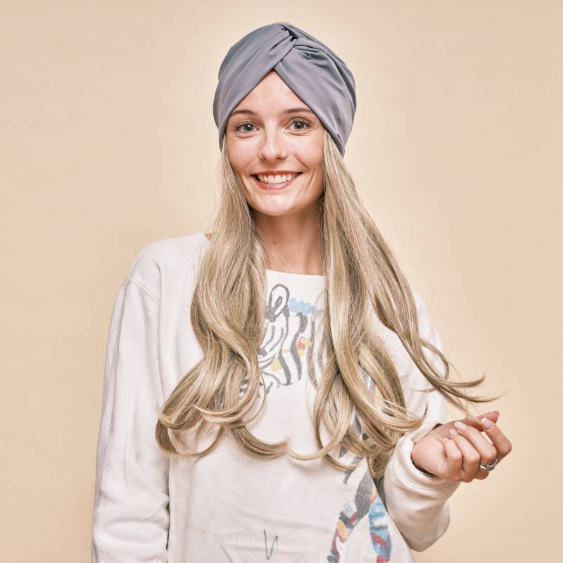 Bonnet cross gris moyen